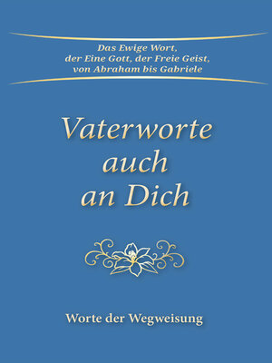 cover image of Vaterworte auch an Dich